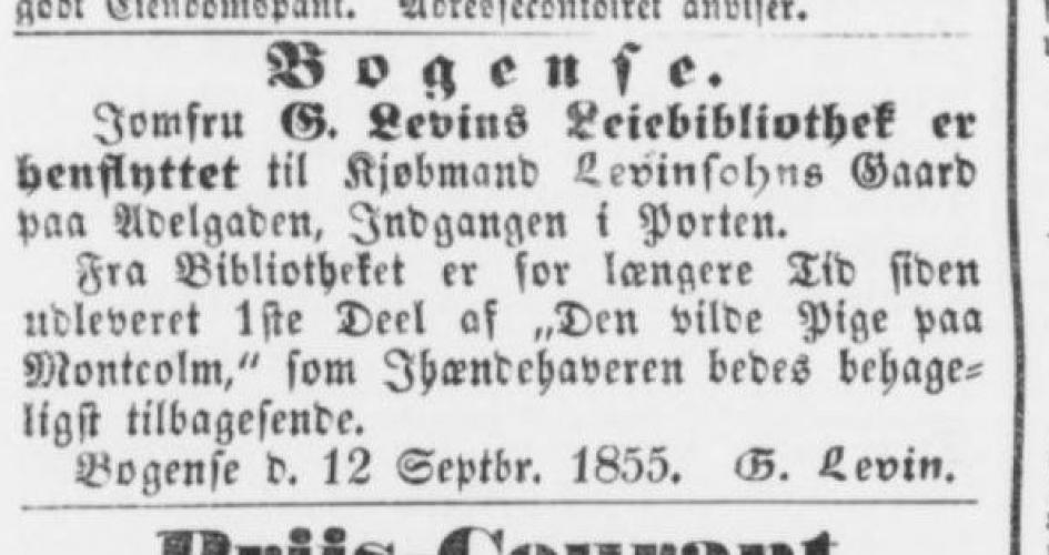 JØDISK MILJØ I BOGENSE I 100 ÅR - Foredrag i København, 4. juni. kl. 17.00
